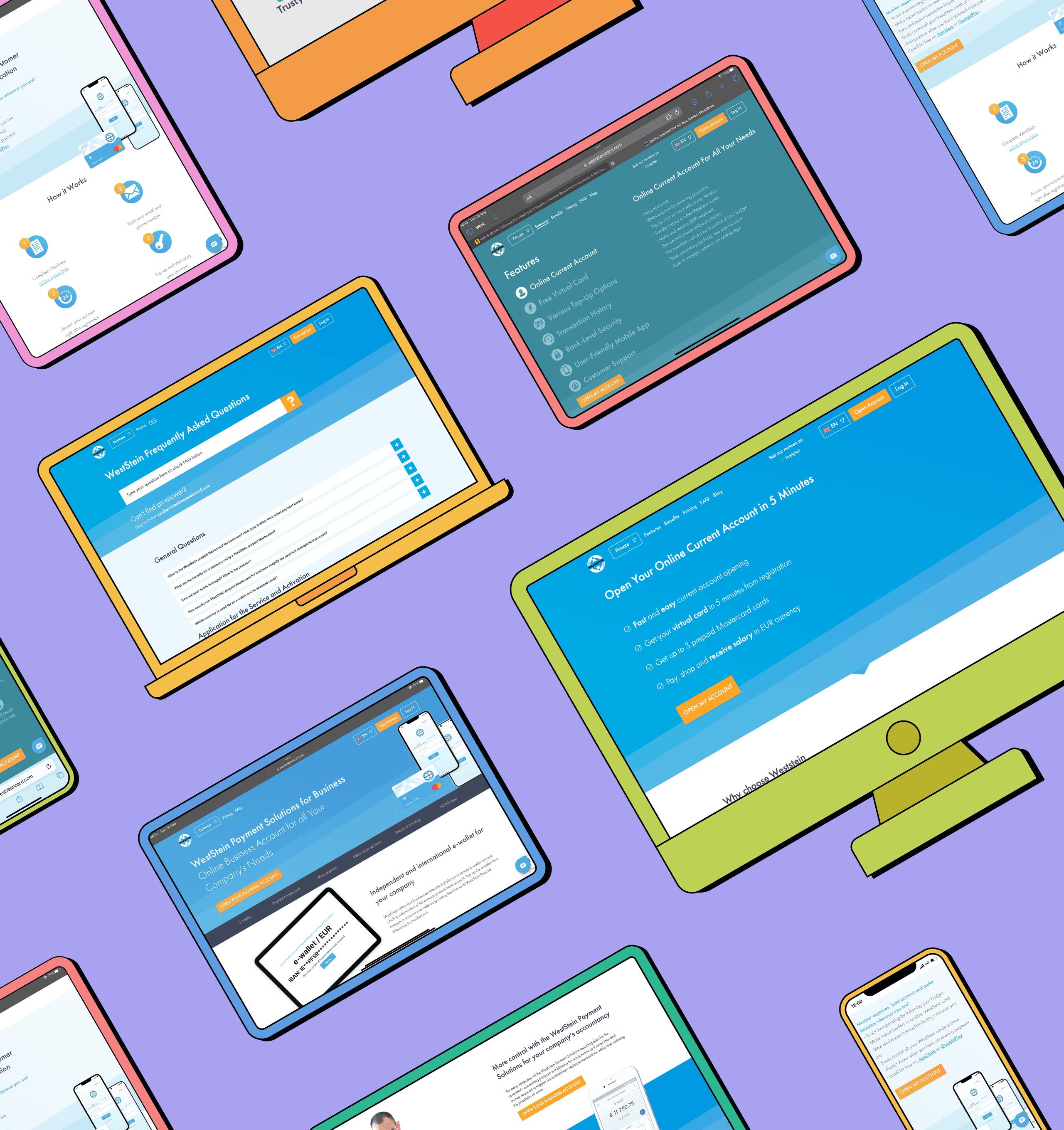 web and mobile banking app