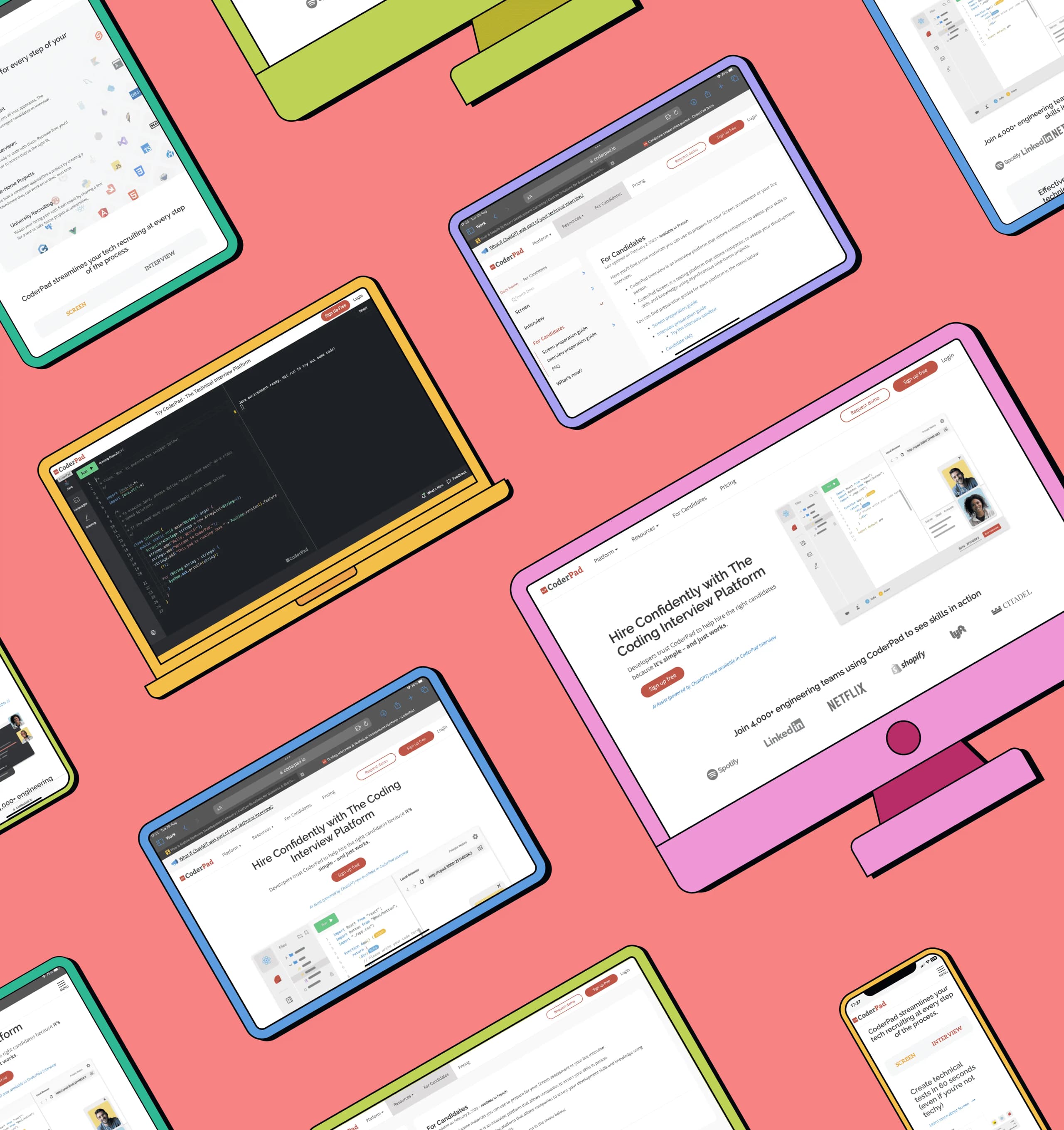 web platform for interviews